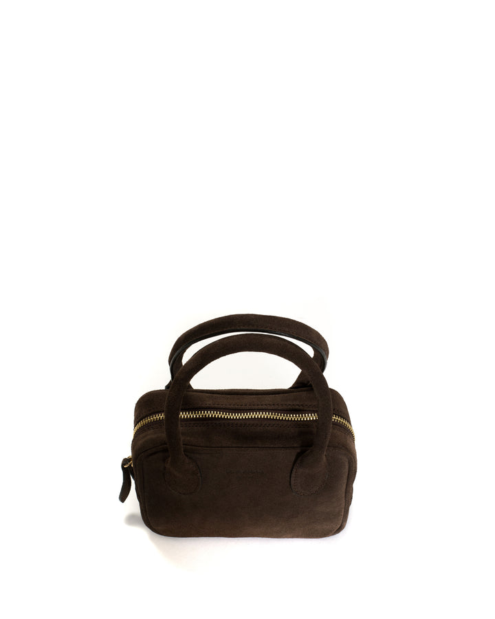 Anonymous Copenhagen Mini Calf Suede Coffee Brown