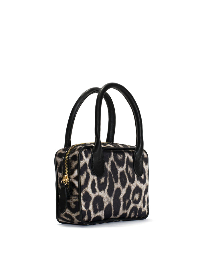 Anonymous Copenhagen Mini Satin Print Snow Leopard