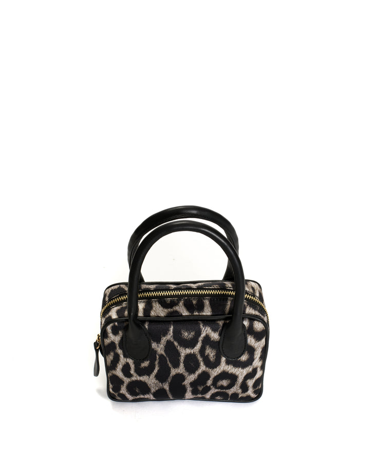 Anonymous Copenhagen Mini Satin Print Snow Leopard