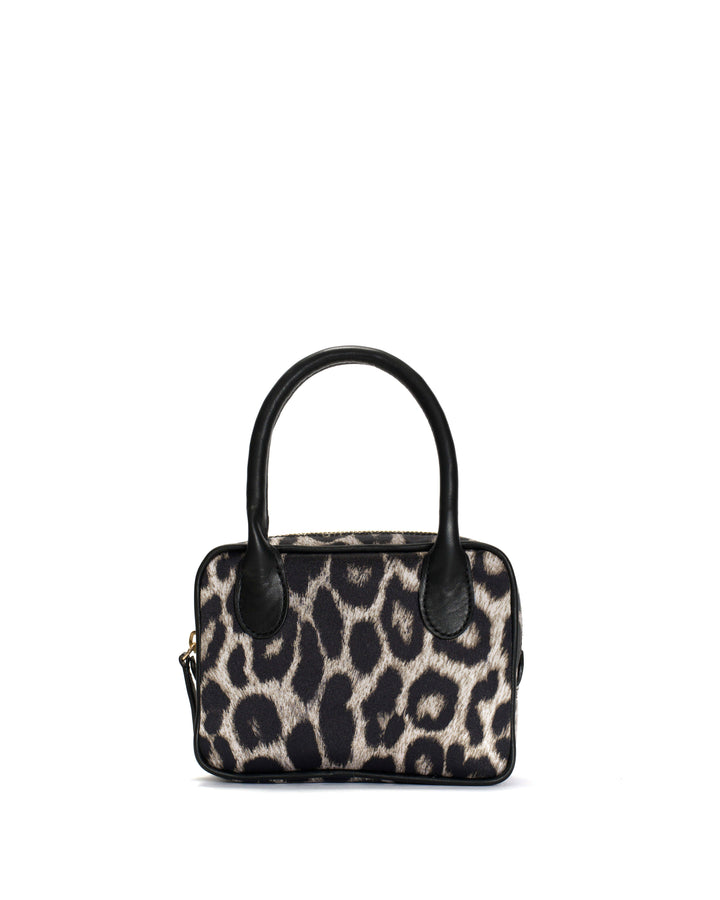 anonymous copenhagen Mini Satin print Snow leopard