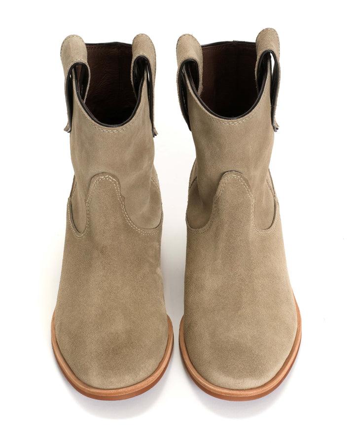 Anonymous Copenhagen Monja Calf Suede Sage Grey