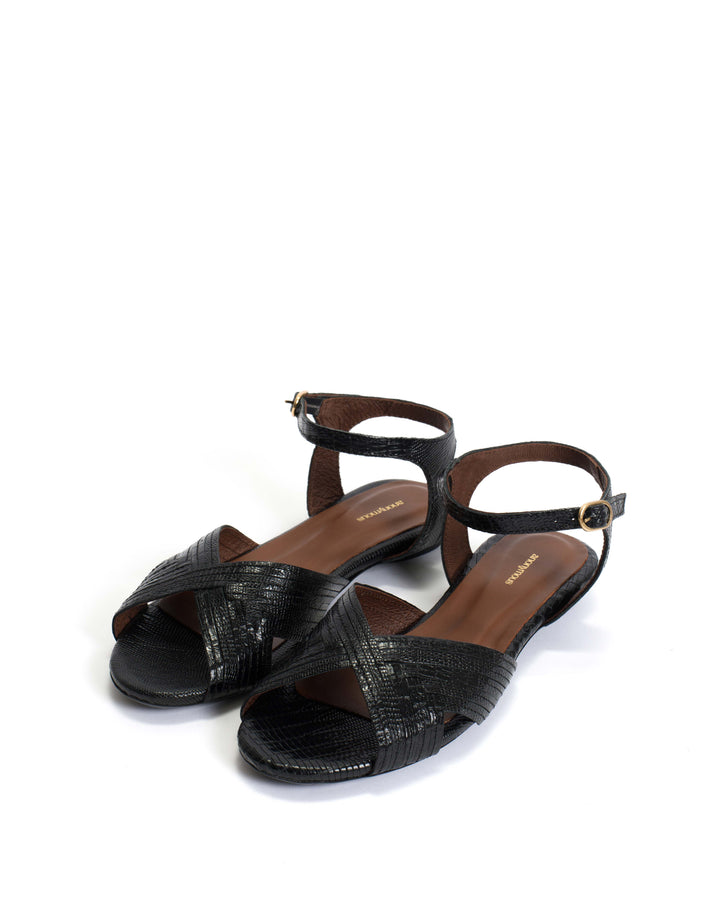 Anonymous Copenhagen Niabi 10 Calf Lizard Black