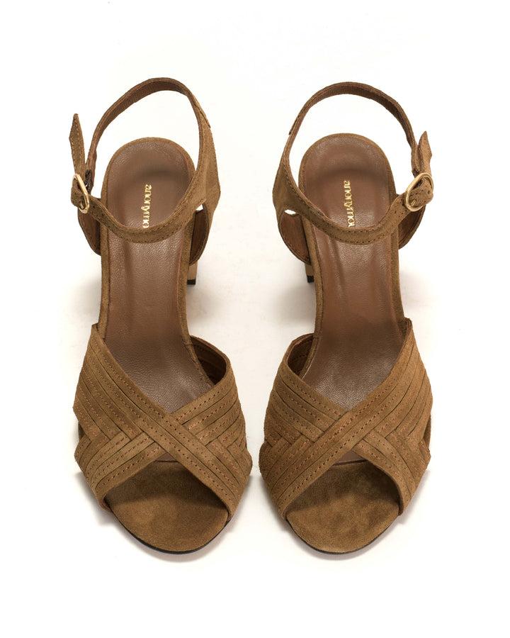 Anonymous Copenhagen Niabi 50 Calf Suede Cinnamon