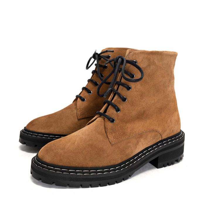 Anonymous Copenhagen Niobe Calf Suede Bamboo Brown