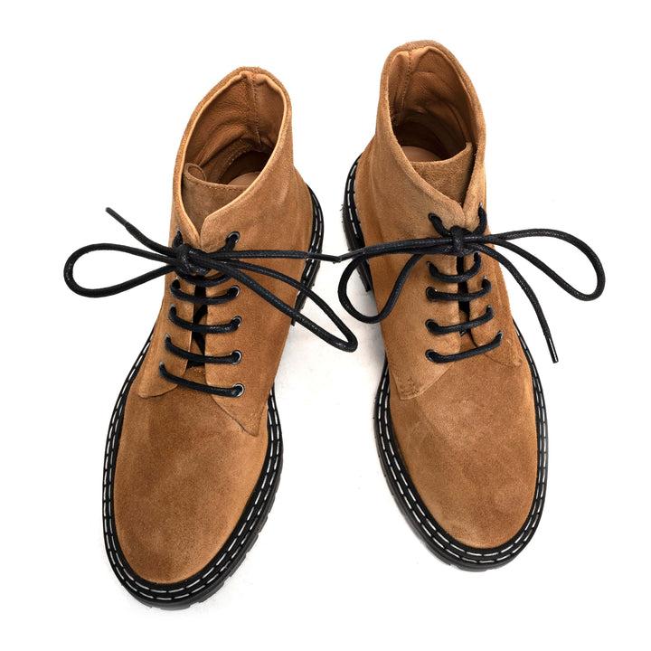 Anonymous Copenhagen Niobe Calf Suede Bamboo Brown