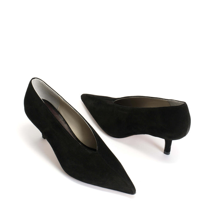 Anonymous Copenhagen Phia 55 Pin Calf Suede Black