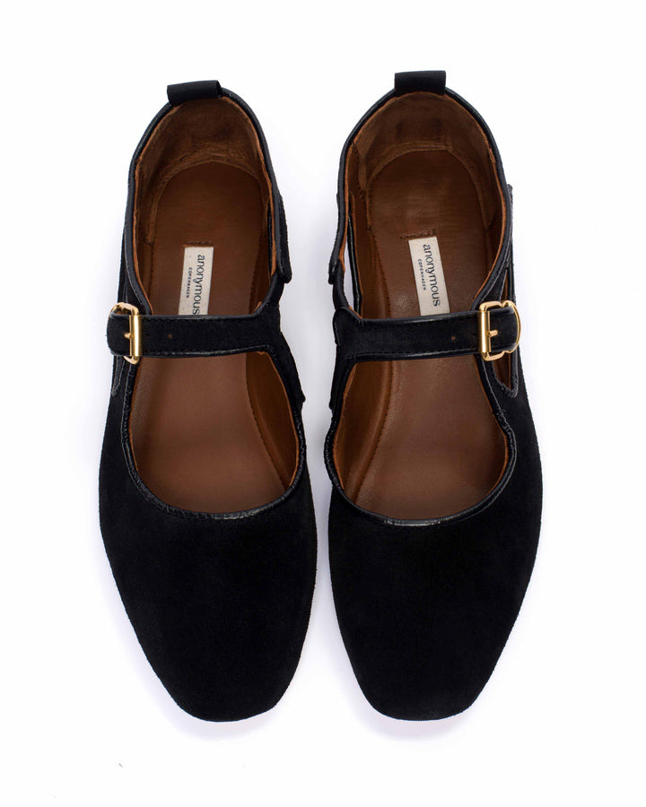 Anonymous Copenhagen Praise Calf Suede Black