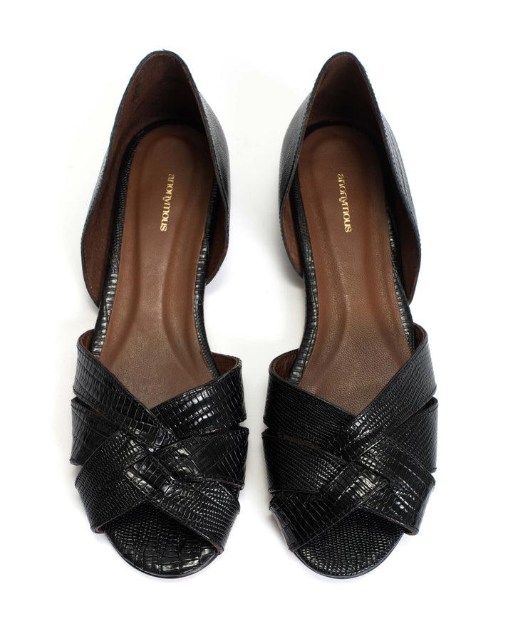 Anonymous Copenhagen Sanni 20 Calf Lizard Black