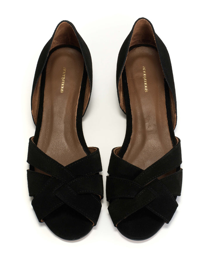 Anonymous Copenhagen Sanni 20 Calf Suede Black