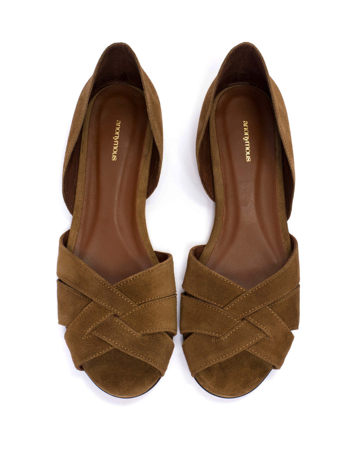 Anonymous Copenhagen Sanni 20 Calf Suede Cinnamon