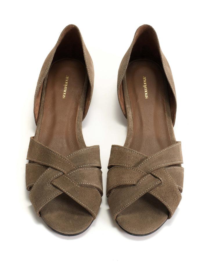 Anonymous Copenhagen Sanni 20 Calf Suede Mushroom