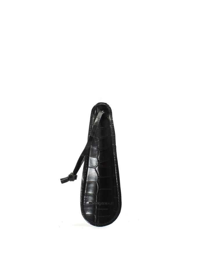 anonymous copenhagen Shoehorn Croco calf Black