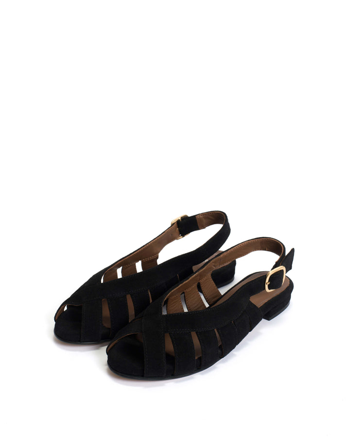 Anonymous Copenhagen Sophie 20 Calf Suede Black