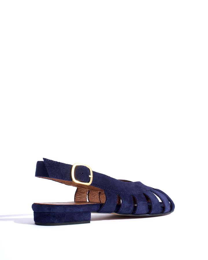 Anonymous Copenhagen Sophie 20 Calf Suede Ink Blue