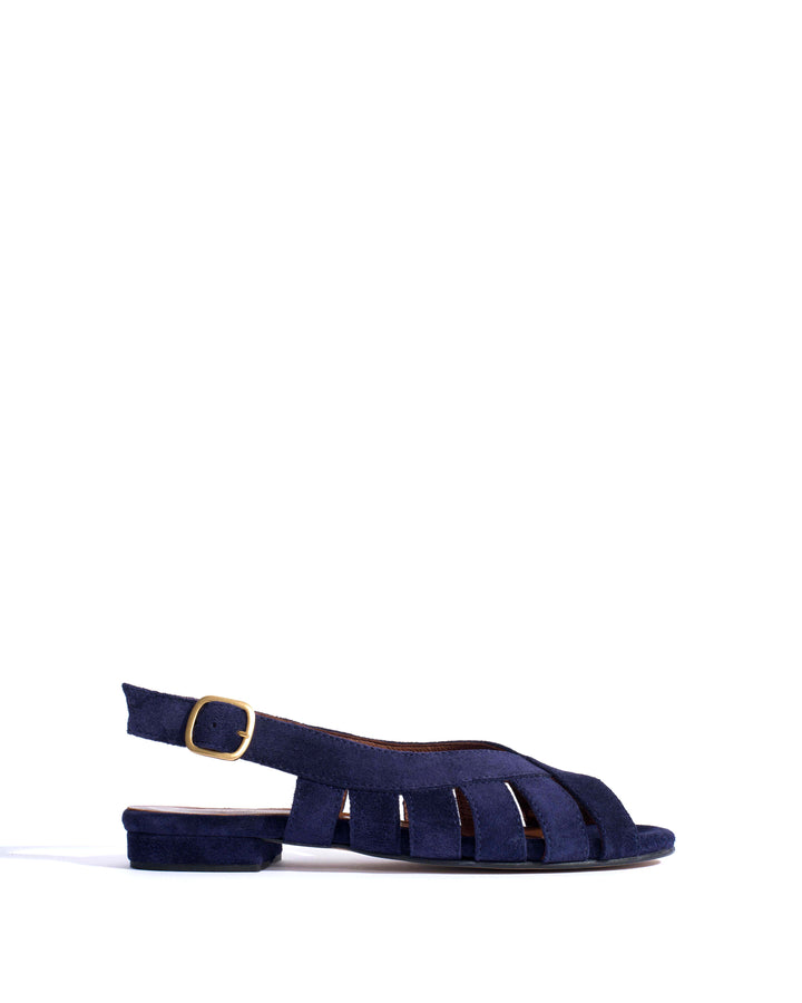 anonymous copenhagen Sophie 20 Calf suede Ink blue