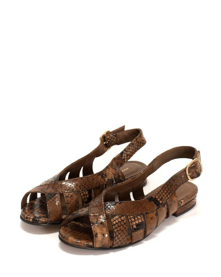 Anonymous Copenhagen Sophie 20 Snake Calf Hazelnut