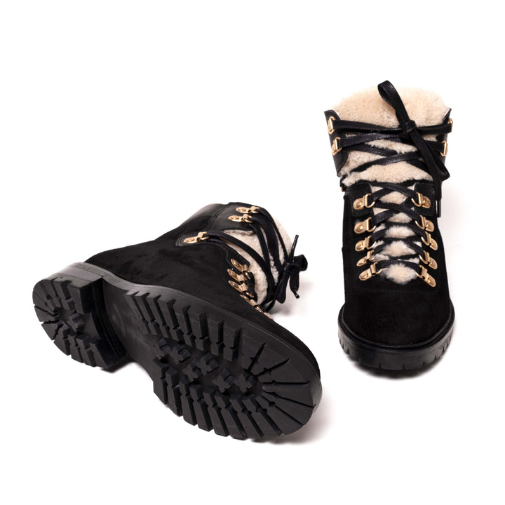 Anonymous Copenhagen Teddi Calf Suede Black