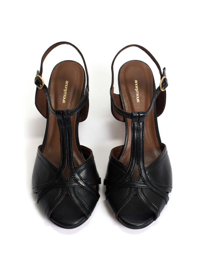 Anonymous Copenhagen Therese 55 Shiny Lamb Black