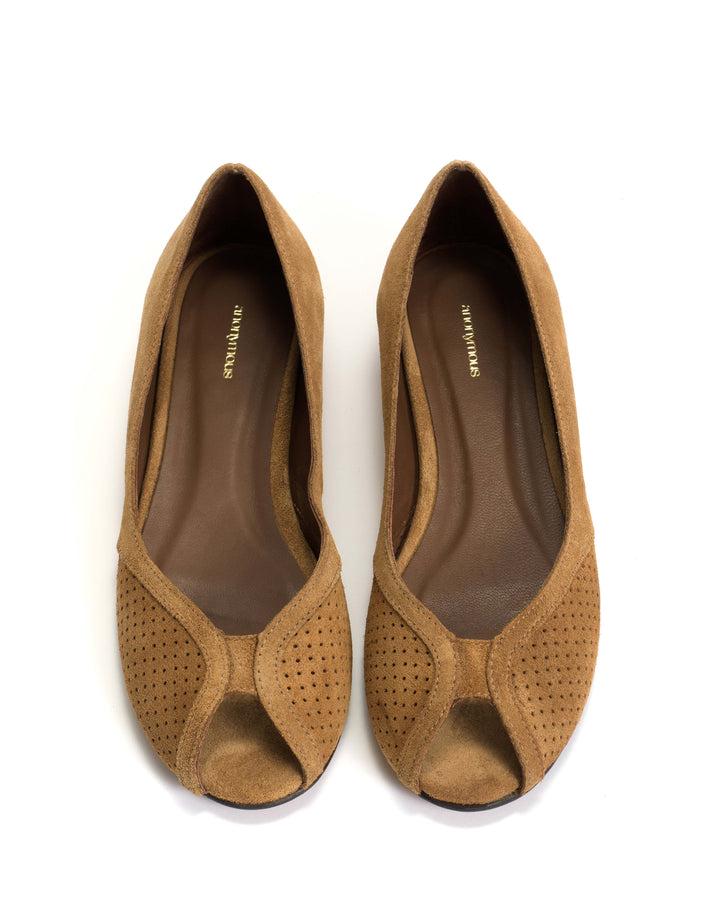 Anonymous Copenhagen Tiffy Calf Suede Bamboo Brown