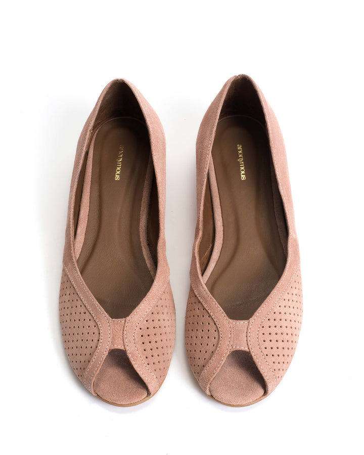 Anonymous Copenhagen Tiffy Calf Suede Burned Rose