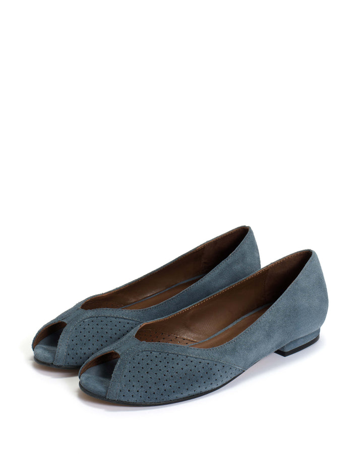 Anonymous Copenhagen Tiffy Calf Suede Denim Blue