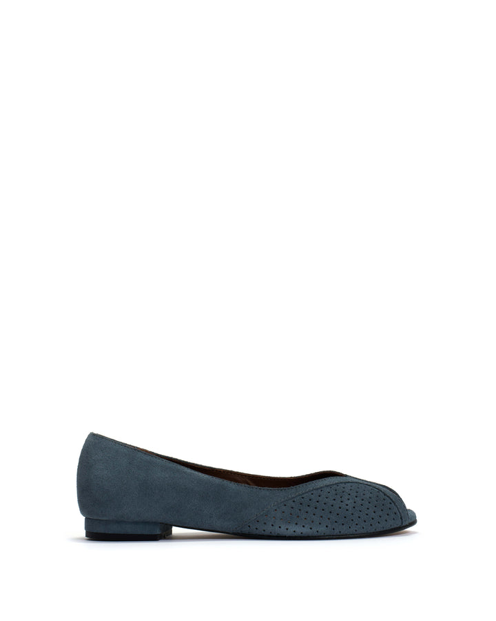 anonymous copenhagen Tiffy Calf suede Denim blue