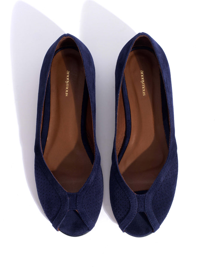 Anonymous Copenhagen Tiffy Calf Suede Ink Blue