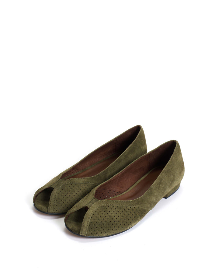 Anonymous Copenhagen Tiffy Calf Suede Olive Green