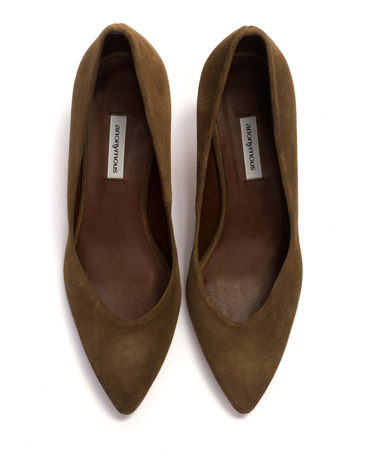 Anonymous Copenhagen Trini 55 Calf Suede Cinnamon