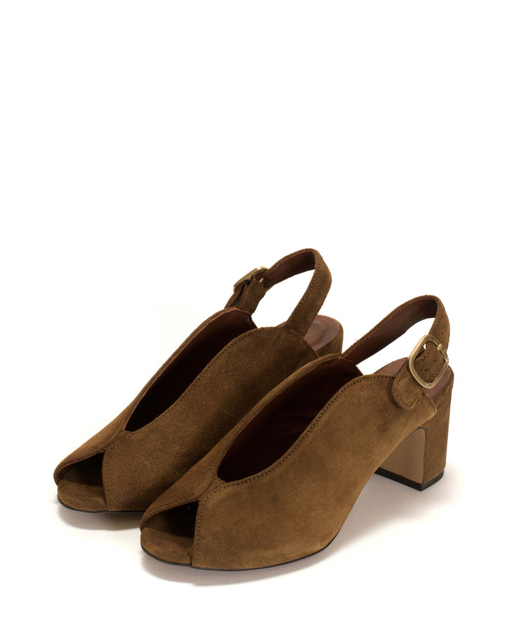 Anonymous Copenhagen Trisia Calf Suede Cinnamon