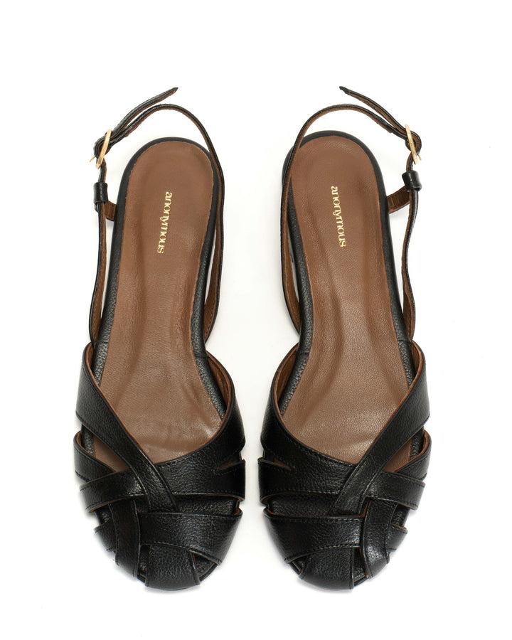 Anonymous Copenhagen Banie 20 Grained Soft Calf Black