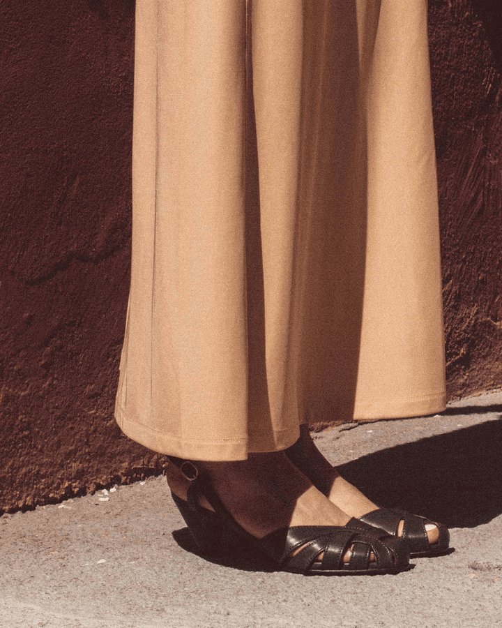 Anonymous Copenhagen Banie 50 Stiletto Shiny Lamb Moss Green