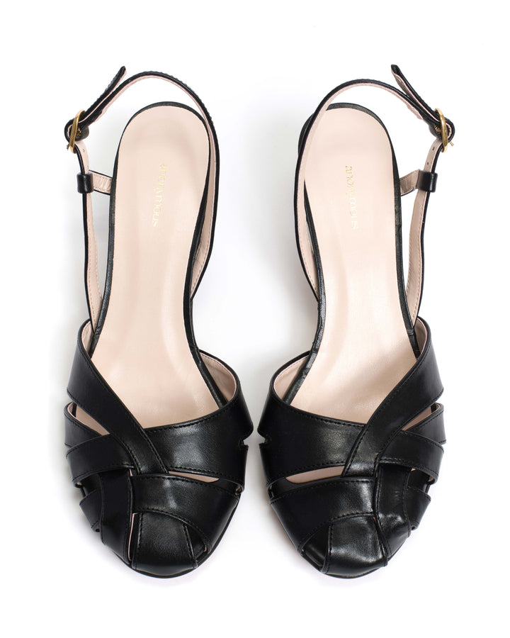 Anonymous Copenhagen Banie 50 Stiletto Soft Vegan Black