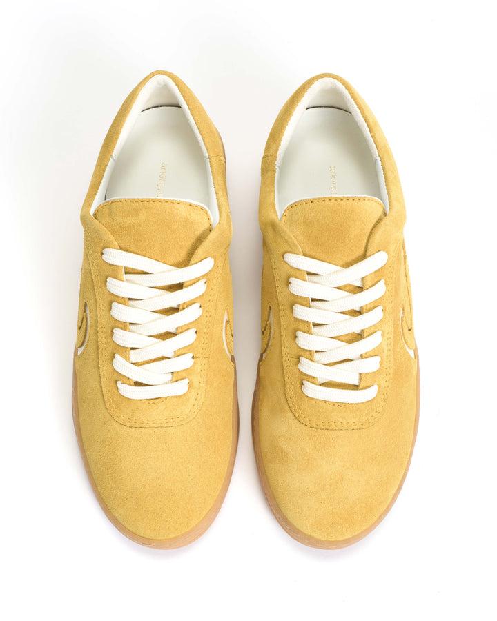 Anonymous Copenhagen Blaire Calf Suede U0026 Polished Soft Calf Pineapple Ice U0026 Sand White