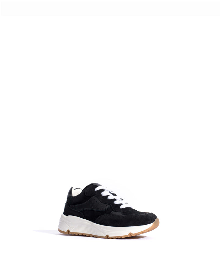 Anonymous Copenhagen Cally Junior Calf Suede U0026 Sleek Leather Black
