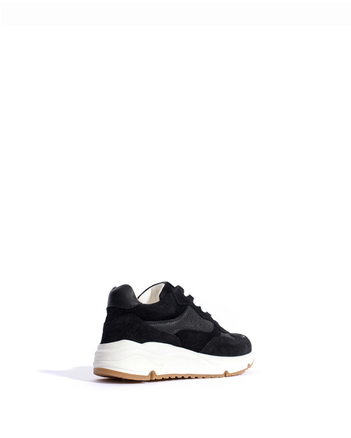 Anonymous Copenhagen Cally Junior Calf Suede U0026 Sleek Leather Black