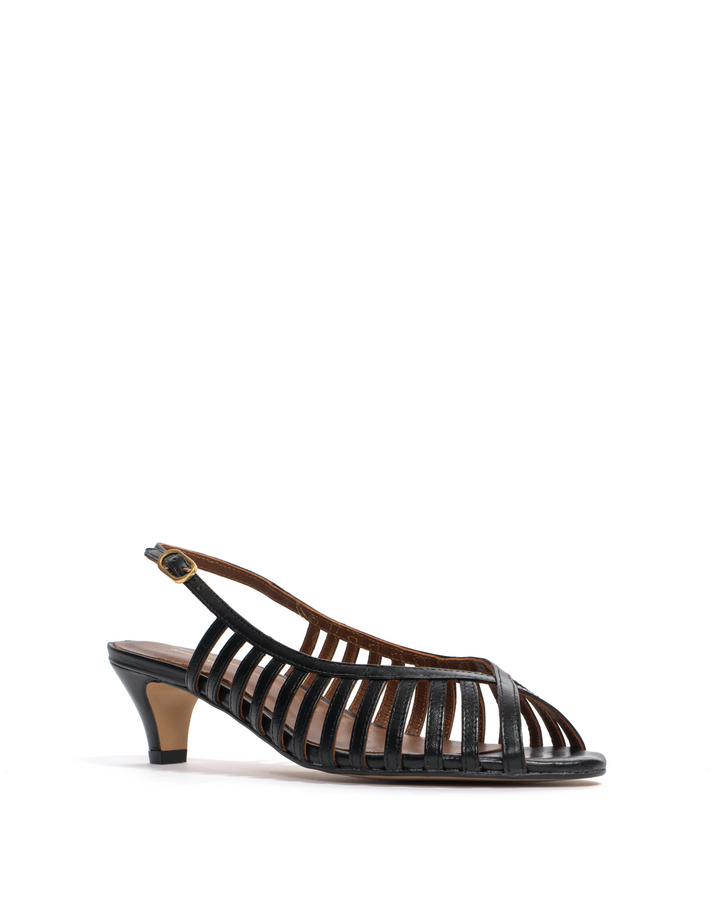 Anonymous Copenhagen Carminho 40 Stiletto Shiny Lamb Black