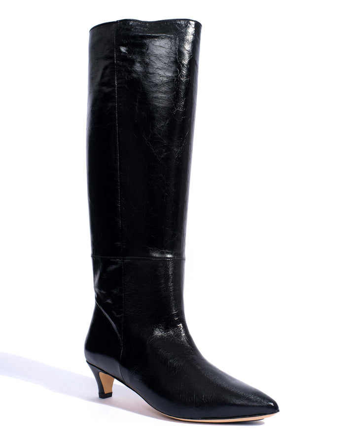 Anonymous Copenhagen Cecilia 40 Stiletto Crinkled Soft Calf Black