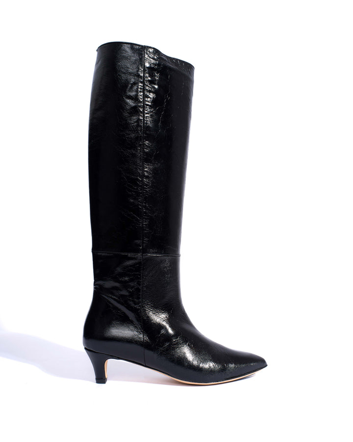 anonymous copenhagen Cecilia 40 stiletto Crinkled soft calf Black