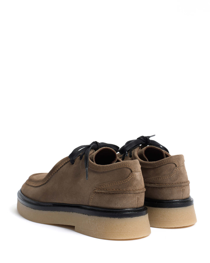 Anonymous Copenhagen Chez Flat Platform Calf Suede U0026 Sole Mushroom U0026 Natural
