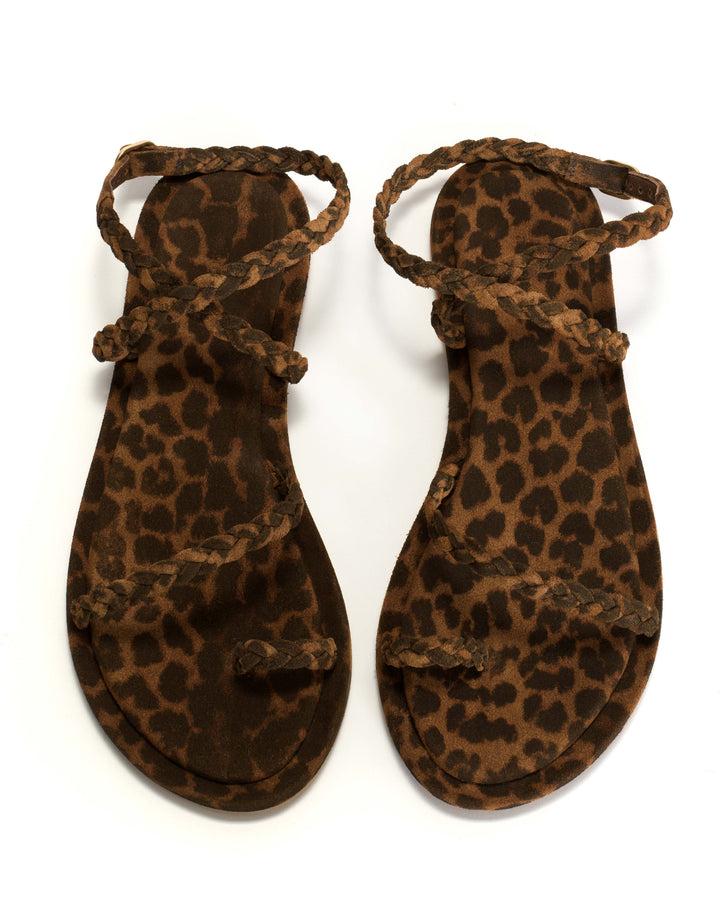 Anonymous Copenhagen Cinca 10 Covered Calf Suede Print Leopard