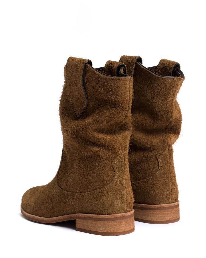 Anonymous Copenhagen Claudia Plushed Calf Suede Cinnamon