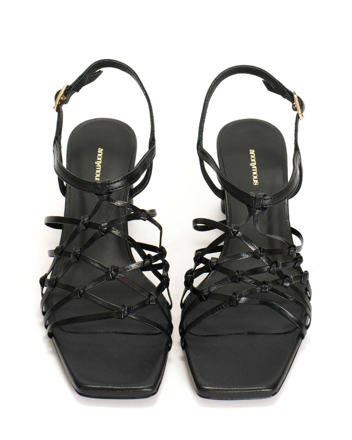 Anonymous Copenhagen Coco 60 Hand-braided Leather Black