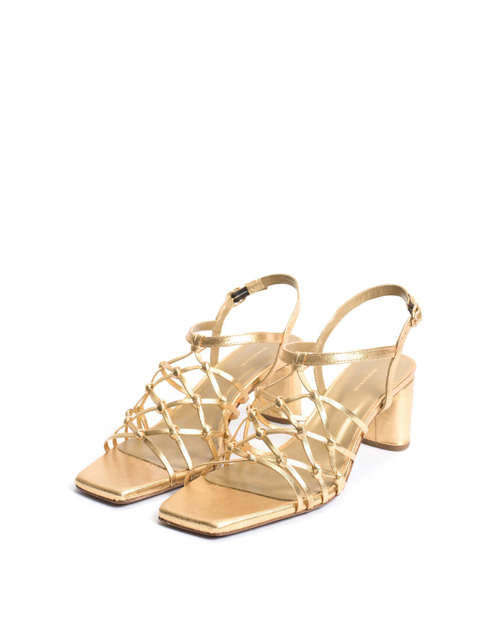 Anonymous Copenhagen Coco 60 Hand-braided Leather Gold