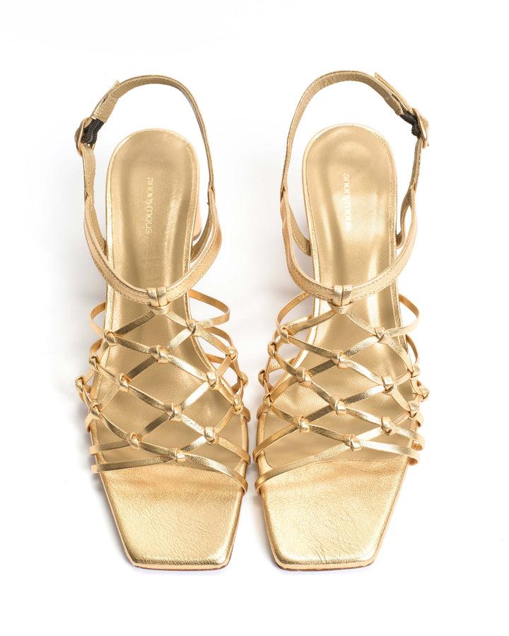 Anonymous Copenhagen Coco 60 Hand-braided Leather Gold