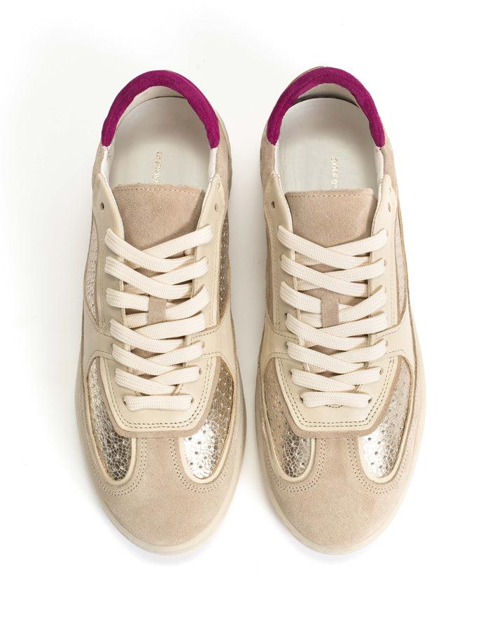 Anonymous Copenhagen Dabbie Calf Suede U0026 Mix White Sand U0026 Champagne Mix