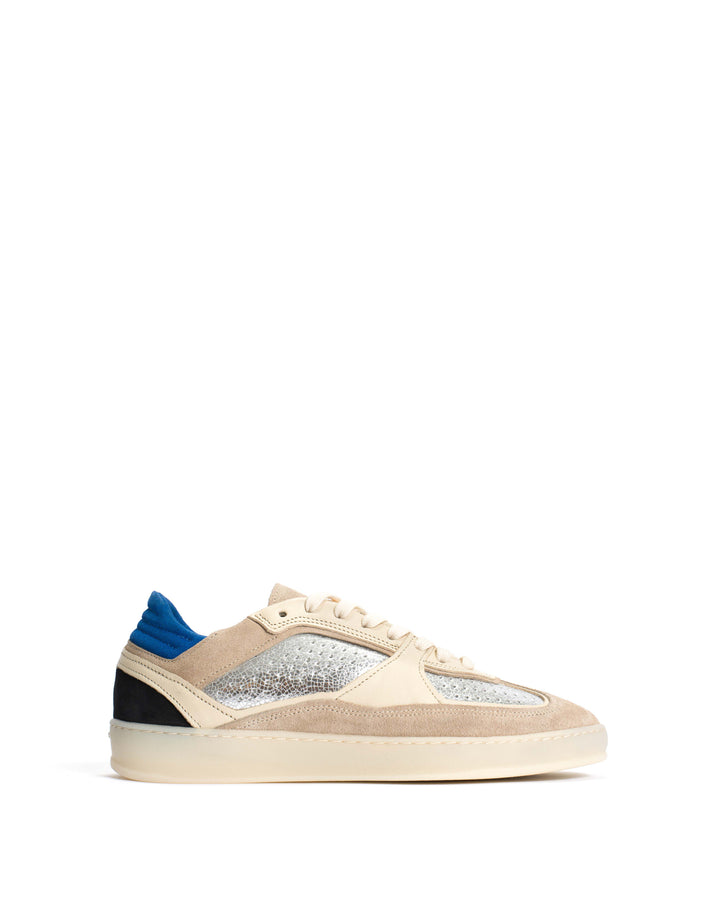 anonymous copenhagen Dabbie Calf suede u0026 mix White sand u0026 silver mix