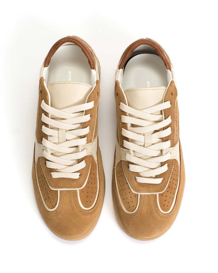 Anonymous Copenhagen Dabbie Calf Suede U0026 Soft Calf Dual U0026 Tri Color Bamboo Brown U0026 White Sand U0026 Camel