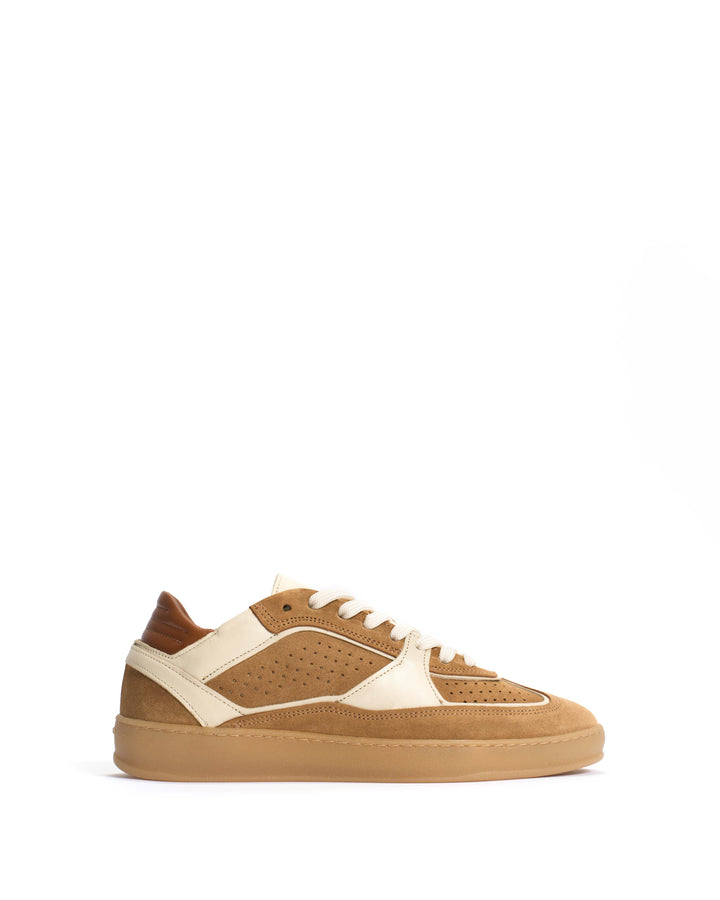anonymous copenhagen Dabbie Calf suede u0026 soft calf dual u0026 tri color Bamboo brown u0026 white sand u0026 camel