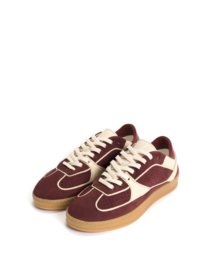 Anonymous Copenhagen Dabbie Calf Suede U0026 Soft Calf Dual U0026 Tri Color Pomegranate U0026 White Sand U0026 Pomegranate